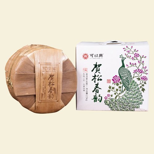 牛助坊~百年可以興 普洱茶生茶 2017 賀松春韵 巴達茶區 賀松大黑山茶料 （357克 28餅/件）