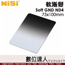 NISI M75系列 75X100mm 軟式 漸變方鏡【GND4 0.6 -2檔／GND8 0.9 -3檔】方型濾鏡 方形濾鏡