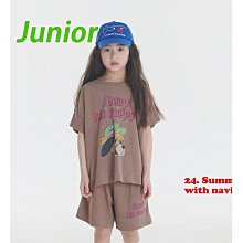 XXL~JL ♥褲子(棕色) NAVI-2 24夏季 RON240410-003『韓爸有衣正韓國童裝』~預購