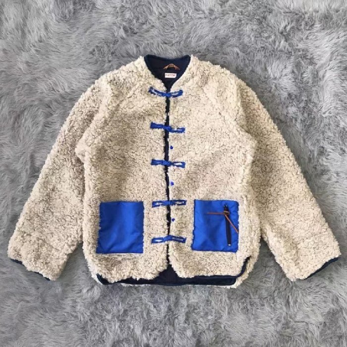 100原廠％Kapital Kountry Boa Makanai Jacket 羊羔絨搖粒絨唐裝外套夾克