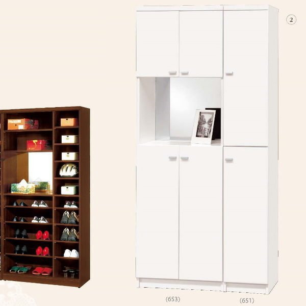 鴻宇傢俱~(KJ)435-2 米洛斯白色3尺玄關組合鞋櫃 K系列產品可另享折扣