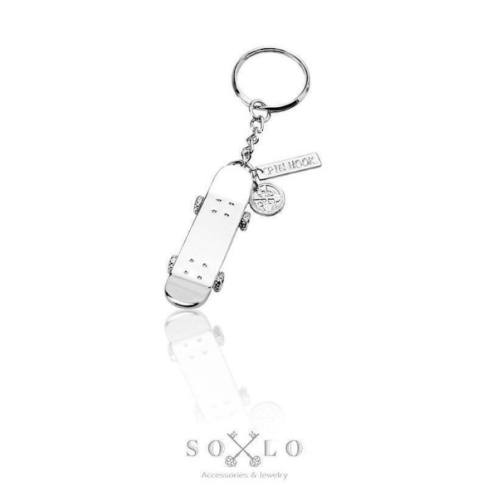 極致優品 SOLO官方正品  Solo X CPTN HOOK. 個性嘻哈滑板鑰匙扣  雙色入 YS444