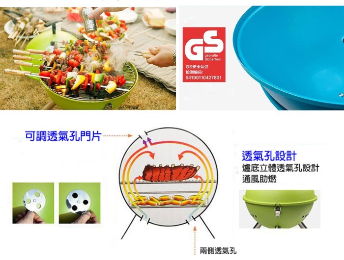 大台南冠均家具批發---全新 DIY 寶貝球烤肉爐 烤肉架 烤爐 BBQ 露營 中秋烤肉 悶烤二用 售完為止~別錯過~