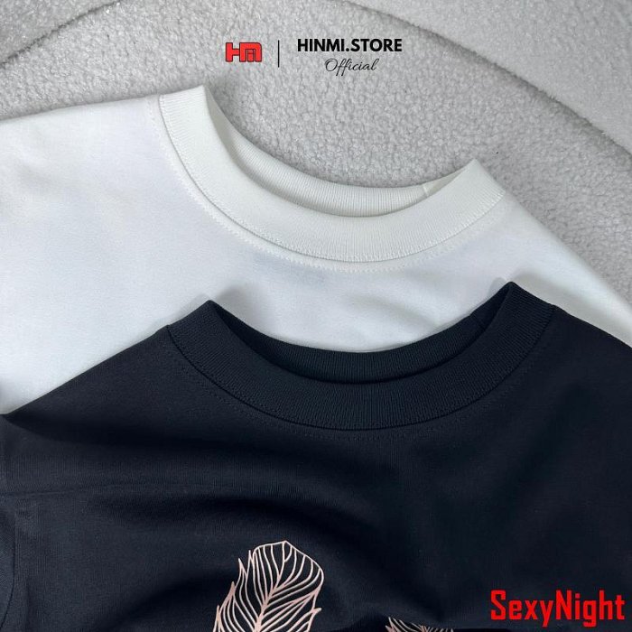 Sexy NightBaby Tee HINMI 印花激情圖案 T 恤,柔軟涼爽的棉質材料尺寸 S / M