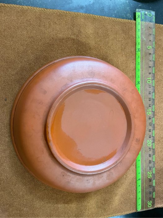 善奇窯老紫砂茶盤紫砂壺泡茶茶盤茶海泡茶用的也可以當聚寶盆（a0147)老爸40年的收藏