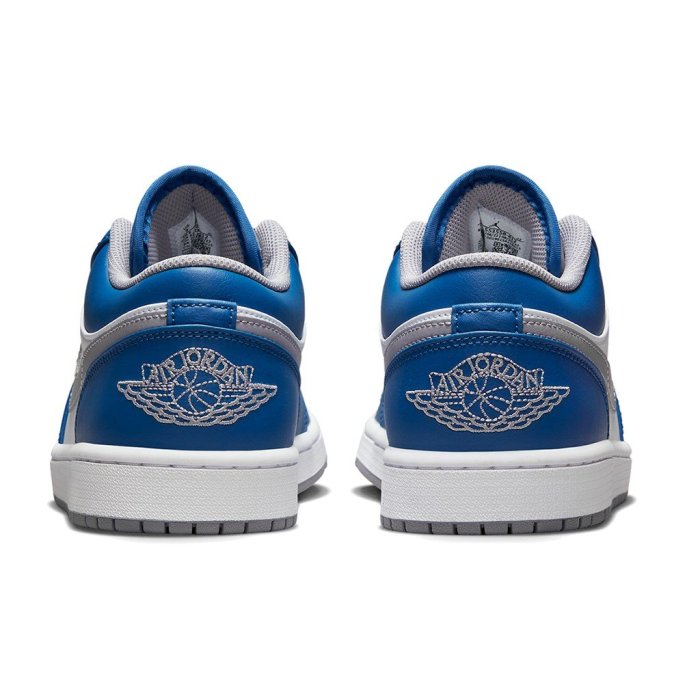 A-KAY0】NIKE AIR JORDAN 1 LOW TRUE BLUE 白灰藍【553558-412