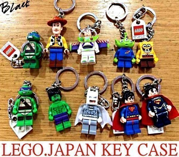 BLACK全新日本LEGO樂高鑰匙圈!蝙蝠俠,浩克,機器人,熱狗人KEY CASE (得標任選一)