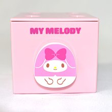 Sanrio My Melody 積木造形可疊 雜物盒 置物盒 日本授權