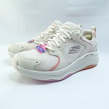 Skechers D LUX FITNESS 女休閒鞋 149847LPMT 奶茶白x粉橘【iSport愛運動】