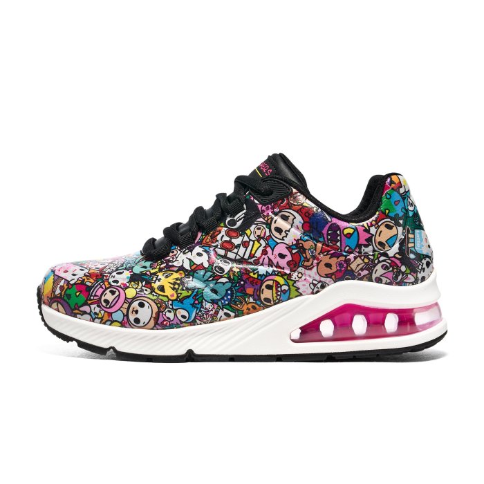 新款 Skechers斯凱奇 女鞋 TokiDoki 聯名款 潮牌時尚 氣墊鞋 休閒鞋 耐磨 緩震 運動鞋 155226