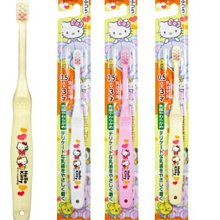 日本進口 EBISU Hello Kitty 0.5~3歲兒童牙刷 KITTY牙刷 日製 卡通牙刷 凱蒂貓 三色 隨機出