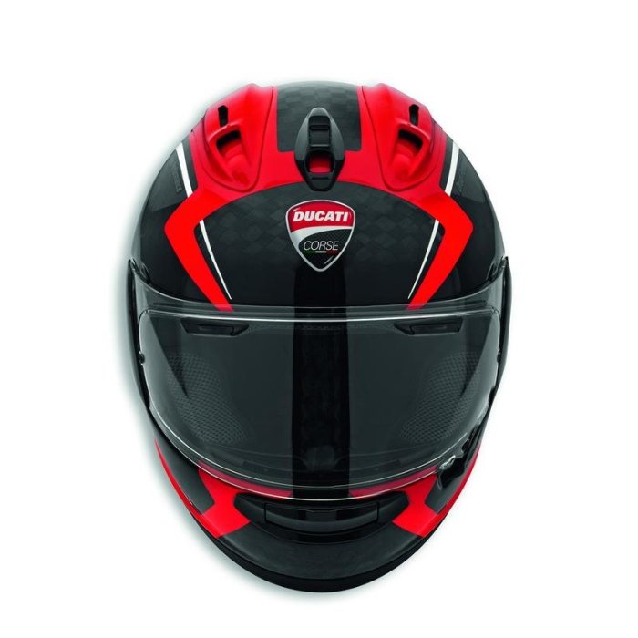 DNS部品 2018 DUCATI ARAI RX-7V RC CORSE CARBON 2 彩繪碳纖維全罩式安全帽