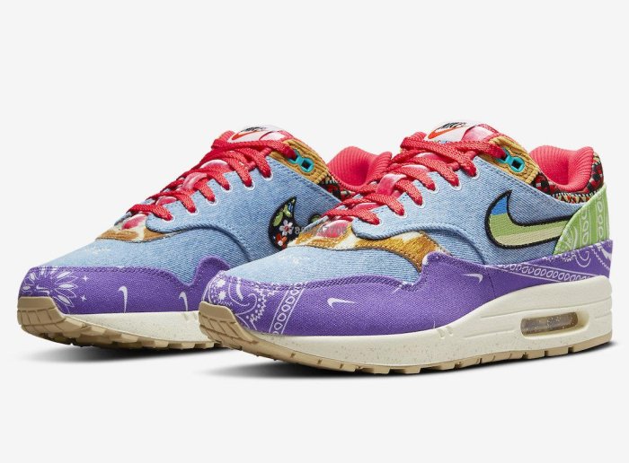 【正品】Nike Air Max 1 SP Concepts Far Out DN1803-500特殊鞋盒休閑耐克慢跑鞋男女鞋