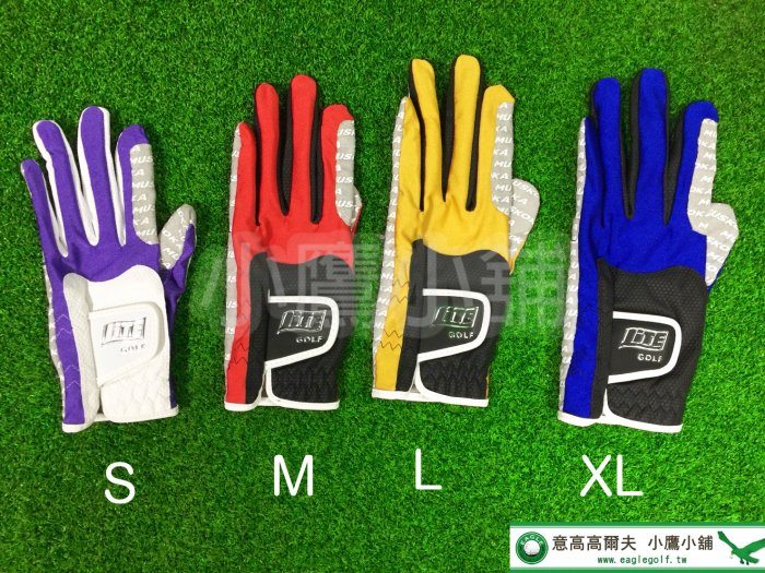 [小鷹小舖] LITE GOLF GLOVE LGV-26 高爾夫 手套 男仕單 矽膠顆粒彈性手套 透氣止滑 戴左/右手