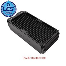 小白的生活工場*Thermaltake Pacific RL240 2D 水冷排(CL-W012-AL00BL-A)