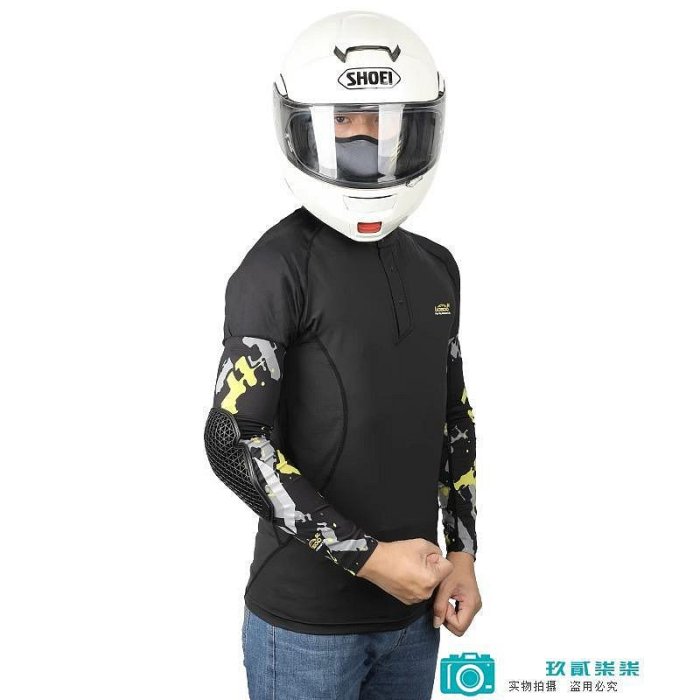 【精選好物】LOBOO蘿卜摩托車騎行護肘夏季防曬冰袖套coolmax機車防摔護具護肘