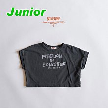 JS~JL ♥上衣(CHARCOAL) BONEOUNE-2 24夏季 BOU240403-264『韓爸有衣正韓國童裝』~預購