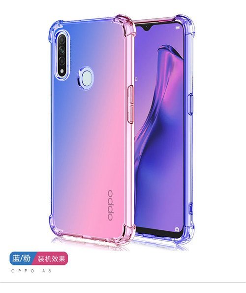 OPPO A31 2020 CPH2015 彩虹變色 四角防摔 手機殼 手機套 保護殼 保護套 防摔殼 殼 套