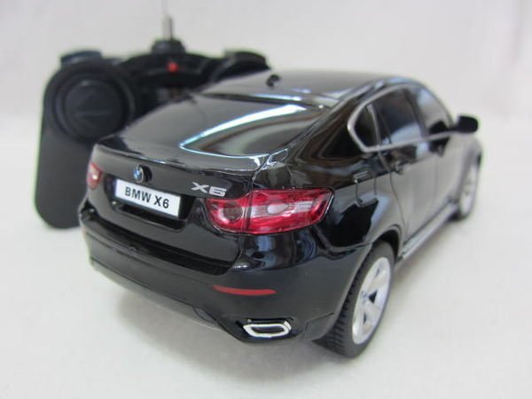 【KENTIM 玩具城】1:24全新BMW寶馬X6休旅車黑色原廠授權RASTAR瑪琍歐遙控車