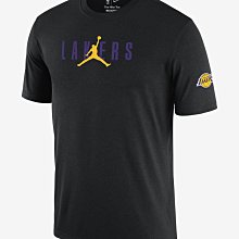 南◇2021 8月 NIKE JORDAN NBA Lakers T 恤 湖人 DA6513-010 黑紫 休閒短T