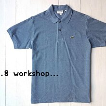 【LA男生館】【LACOSTE鱷魚LOGO貼布網眼POLO衫】【LA004B7】CLASSIC FIT(S-M-L)