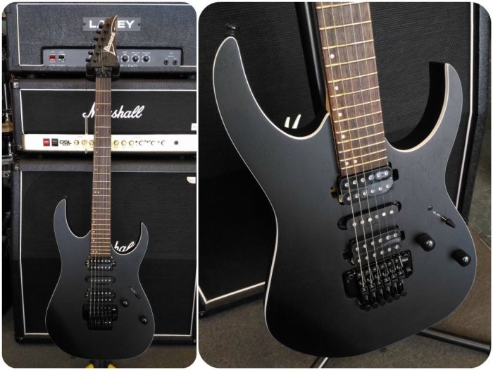 ♪♪學友樂器音響♪♪ Ibanez RG370ZB WK 消光黑大搖座電吉他| Yahoo