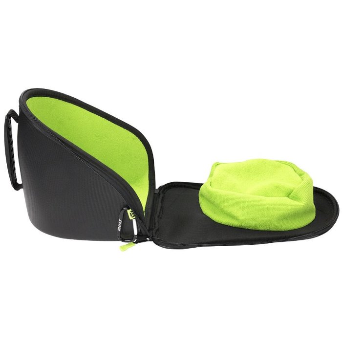 [三角戰略漆彈] EXALT CARBON GOGGLE CASE 碳纖維面罩盒 - 黑綠(漆彈,面罩,生存裝備,裝備箱,裝備包,裝備袋)