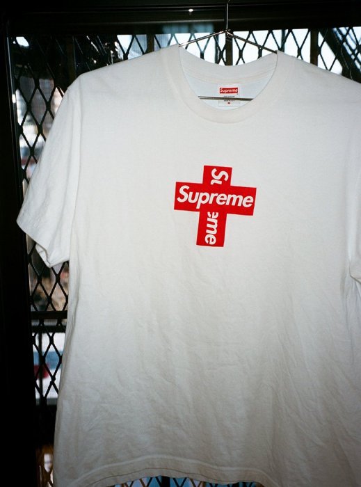 ☆LimeLight☆ Supreme Cross Box Logo Tee 黑/藍/黃/紫/綠/白M L XL