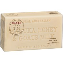 岡山戀香水~澳洲 NATM 植物精油香皂 - 麥蘆卡蜂蜜山羊奶 200g~優惠價:80元