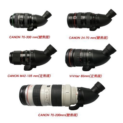 [板橋相機]Lens2scope鏡頭變望遠鏡用轉接環轉接器45度白色for canon 70-200 300公司貨有保固-2