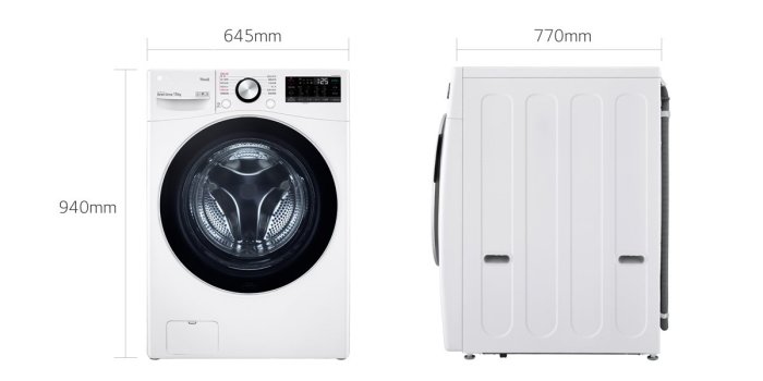 【裕成電器‧電洽享便宜】LG 15公斤WiFi蒸洗脫滾筒洗衣機WD-S15TBW 另售WD1261HW 惠而浦