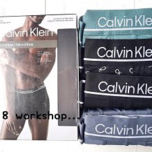 任2組75折【Calvin Klein MICROFIBER低腰四角內褲】【CKU001W6】(S-M-L-XL)四件組