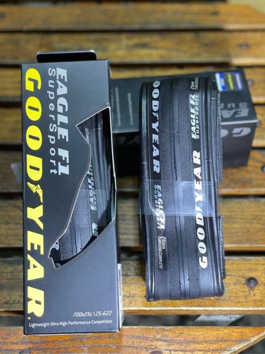 (J.J.Bike)固特異GOODYEAR EAGLE F1 SUPER SPORT一級公路車胎 無內胎 極輕量 滾動順暢 tubeless