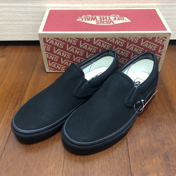 CHIEF’ VANS 美版 CLASSIC SLIP-ON 全黑 帆布 經典 US4.5~12 #C966199 男女