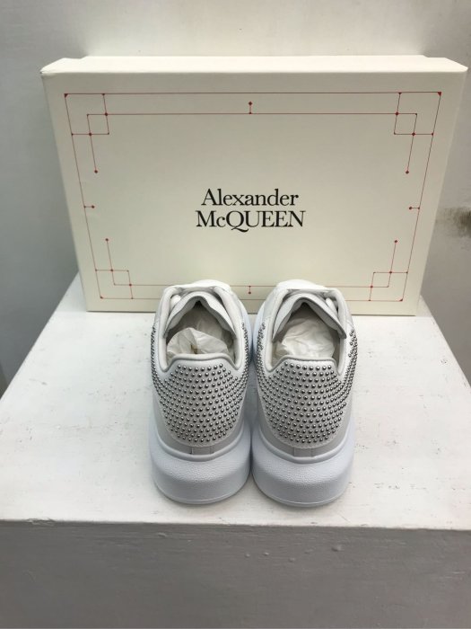 Alexander McQueen 麥坤 女鞋 小鐵珠 設計 小白鞋 休閒鞋 全新正品 女裝 歐洲精品