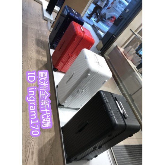 RIMOWA  Trunk Plus 四輪大型運動行李箱 霧面黑 83280634 拉桿箱 33吋 旅行箱