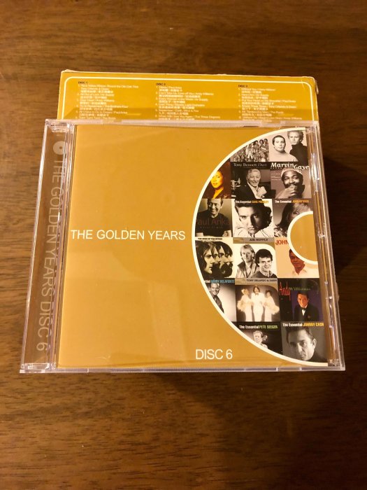 黃金年代 6CD 西洋50~60年代經典老歌  90首合輯