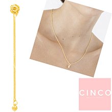 CINCO 葡萄牙精品 LI NECKLACE 925純銀鑲24K金 愛心項鍊 迷你款