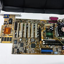 華碩 ASUS CUSL2-C +PIII-866 370主機板+ 512G記憶體+顯示卡 二手$1500