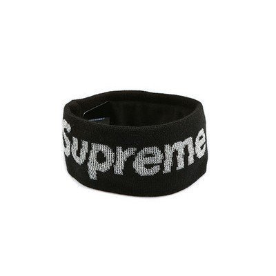 現貨反光Supreme潮牌頭帶ReflectivLogoHeadband布魯克林迷彩運動頭巾髮帶