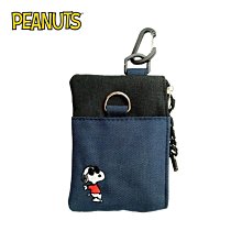 史努比 深藍款 墨鏡系列 票夾零錢包 票夾包 零錢包 Snoopy PEANUTS 日本正版【028828】