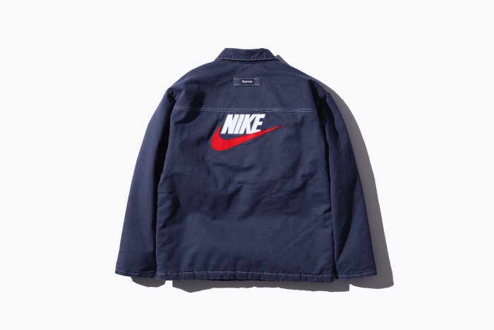 KL kiosk 〉Supreme Nike Double Zip Quilted Work Jacket 藍色M號