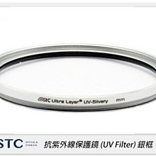☆閃新☆免運費,可分期,STC 雙面長效防潑水膜 鋁框 抗UV 保護鏡 銀框 60mm(60,公司貨)