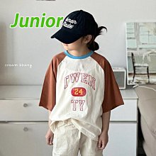 JS~JL ♥上衣(棕色) CREAM BBANG-2 24夏季 CBG240418-018『韓爸有衣正韓國童裝』~預購