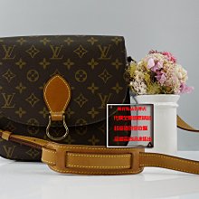 ☆優買二手精品名牌店☆ LV M51242 原花 字紋 老花 肩背包 側背包 斜背包 學院包 牛鼻包 兩用包 下蓋包