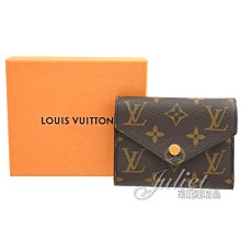 【茱麗葉精品】全新商品 Louis Vuitton LV M62472 Victorine 經典花紋信用卡簡式短夾 預購無現貨