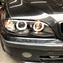 新店【阿勇的店】BMW E46 4門 02~05後期 小改款 燈泡版有馬達款 黑框光圈魚眼式大燈 E46 大燈