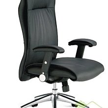 [家事達] 台灣OA-319-4 大型頂級黑皮面辦公椅 特價 電腦椅
