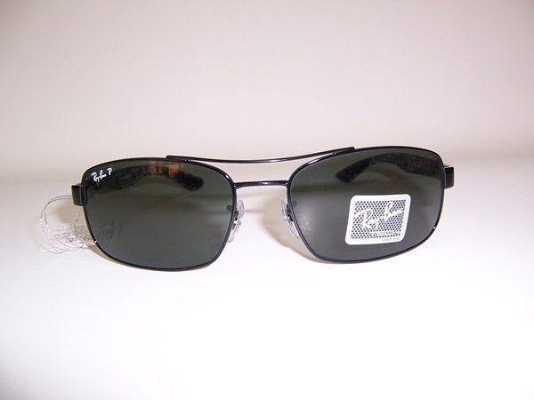 光寶眼鏡城(台南)Ray-Ban 碳纖維偏光太陽眼鏡*RB8316/002/N5黑色方形雙槓,,旭日公司貨