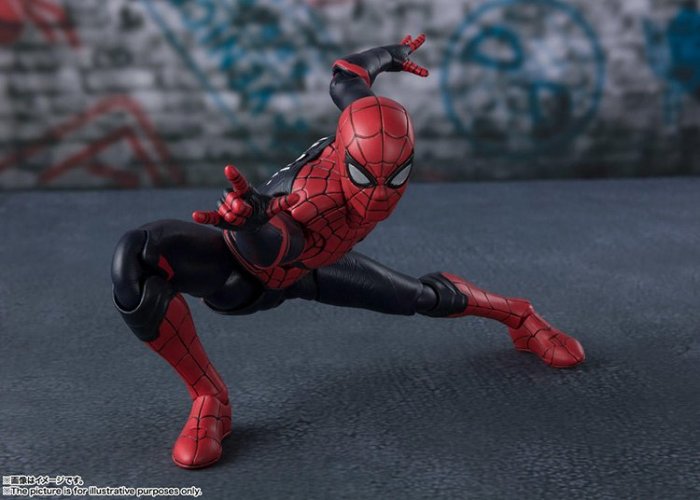 清倉【蜘蛛人】SHF 蜘蛛人2 英雄遠征 Far From Home 漫威升級戰衣 可動 PVC 模型 公仔 禮品